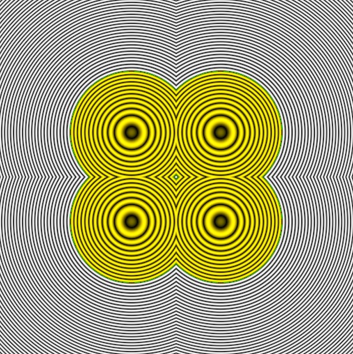 Sdf box fold with spheres.