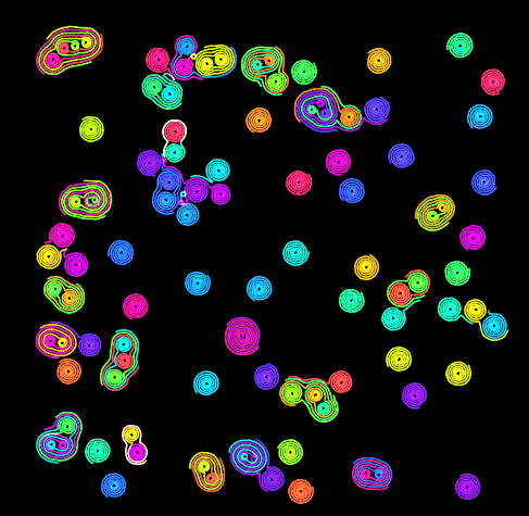 Texture worms - organic lifelike pattern generation.