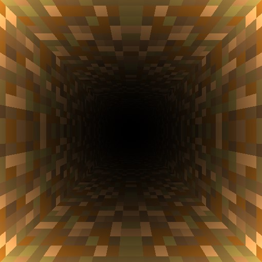 Brown color gradient - with a  touch of green.