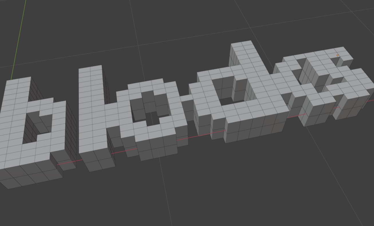 Blocks and Voxels Text