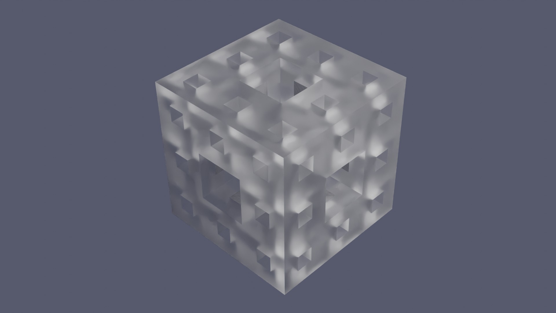 Fractal Fun - Creating Menger Sponge
